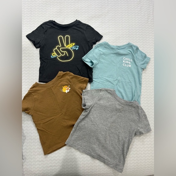 Old Navy Other - Old Navy Kids Short Sleeve Tees - Black, Blue, Brown, Gray